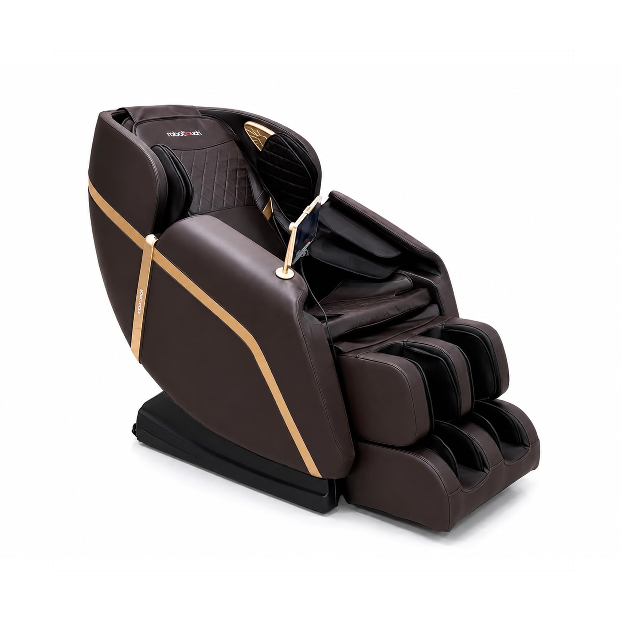 RoboTouch EcoLite Massage Chair | Full Body Shiatsu Massage | Zero Gravity Recliner | Airbag Compression Massage | 6 Auto Programs | Stress Relief & Muscle Relaxation | Home & Office (Brown)-image-11