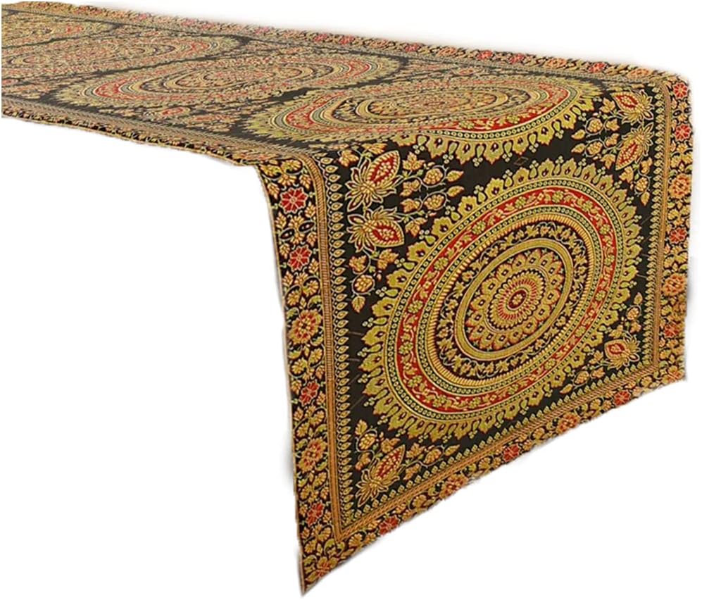 Craft Store Indian Table Runner Rustic Home Decorative Silk