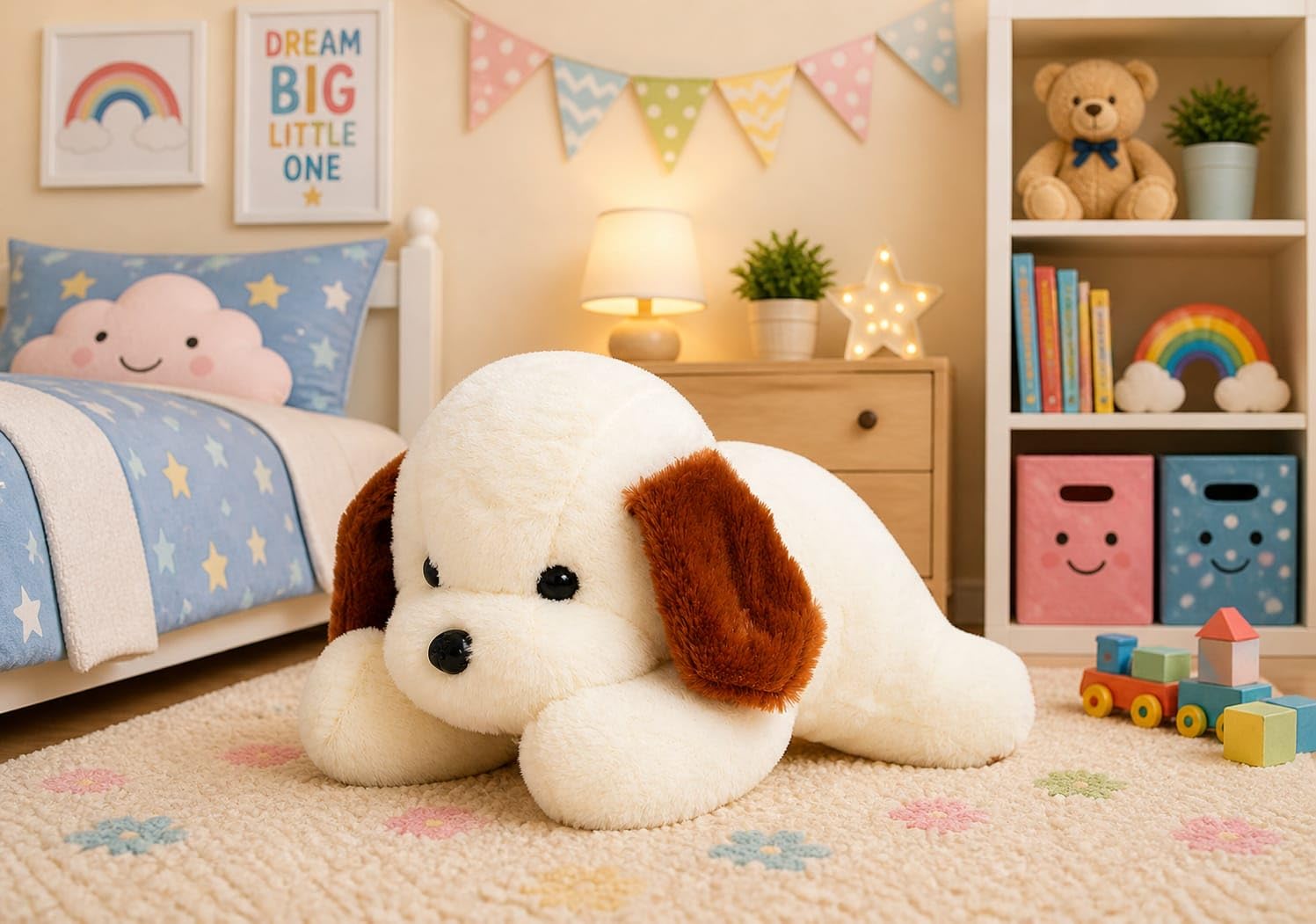 BESTIES Baby Dog 26cm Soft Toy for Kids Plush Toys Gift Babies Cuddly Animal Stuffed Cute Teddy Bear Plushie Safe & Huggable Gifts for Toddlers, Boys & Girls (Dog)-image-27