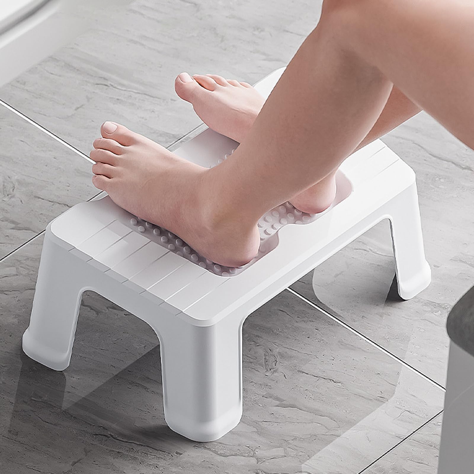 Poggiapiedi Scrivania,Ergonomico Poggiapiedi,Poggiapiedi sotto La Scrivania,Plastica Poggiapiedi Antiscivolo,Poggiapiedi Basso sotto La Scrivania,Funzione Massaggiatore,40 * 27 * 18cm