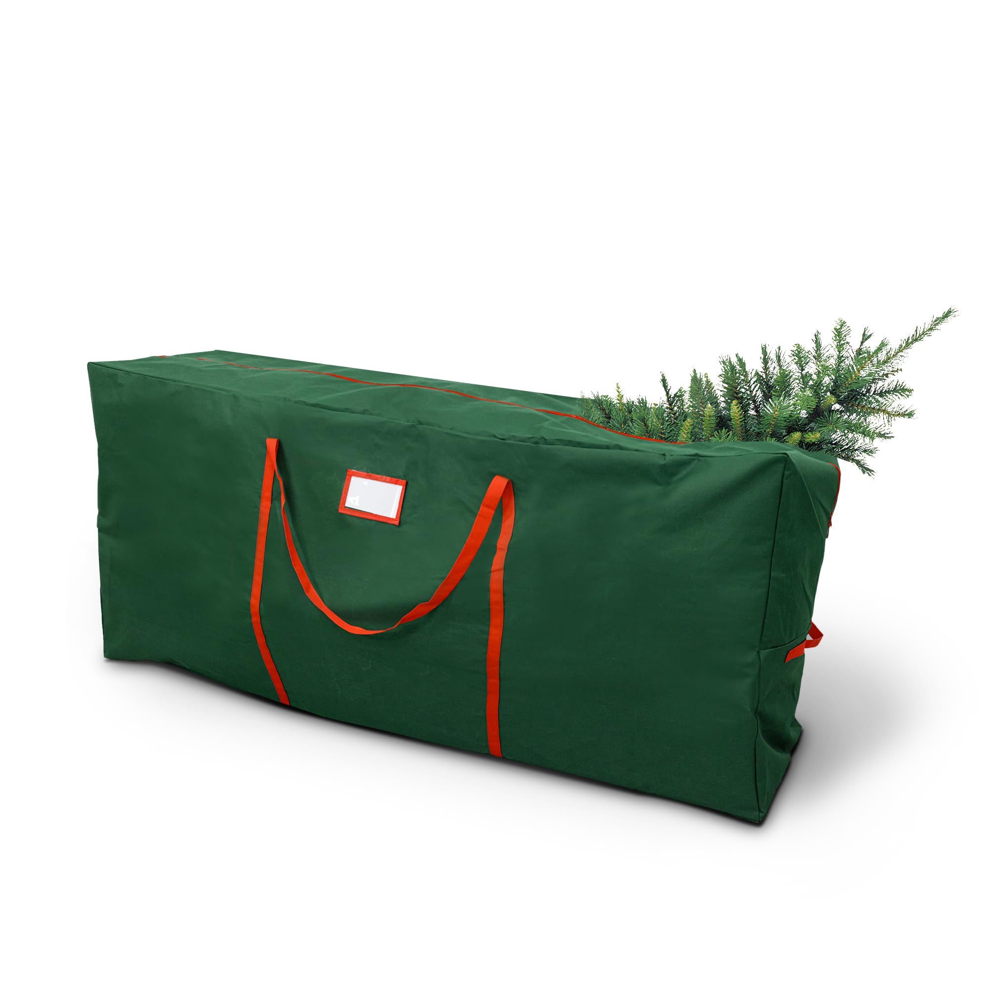 KEPLIN Christmas Tree & Wrapping Paper Storage Bag - Foldable, Heavy Duty, 600D Oxford Fabric with Carry Straps - Protection for Tree, Decorations, Paper, Tags & Ribbons (7ft Tree Bag)