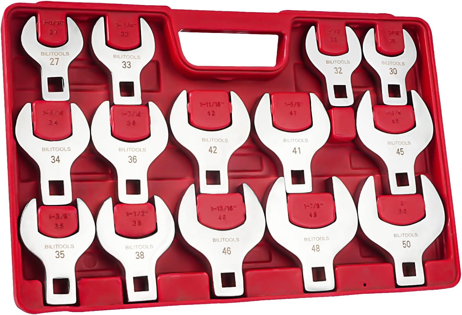 C&T 14-Piece 1/2" Drive Jumbo Crowfoot Wrench Set, Martinique