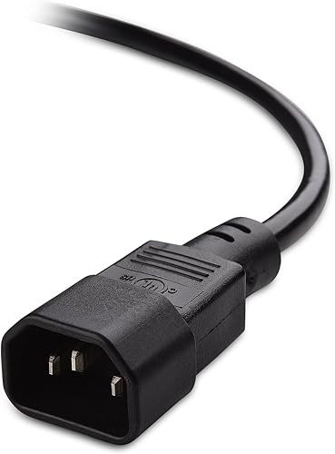 Miniatura 3 de Cable Matters Paquete de 2 cables de extensión de alimentación de computadora a PDU, cable de extensión de alimentación de 10 pies (cable de
