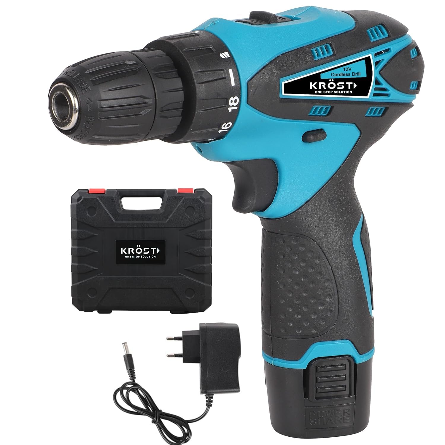 KROST 12V Cordless Drill Machine with Torque Setting and Single Battery TR6101-DM-image-0