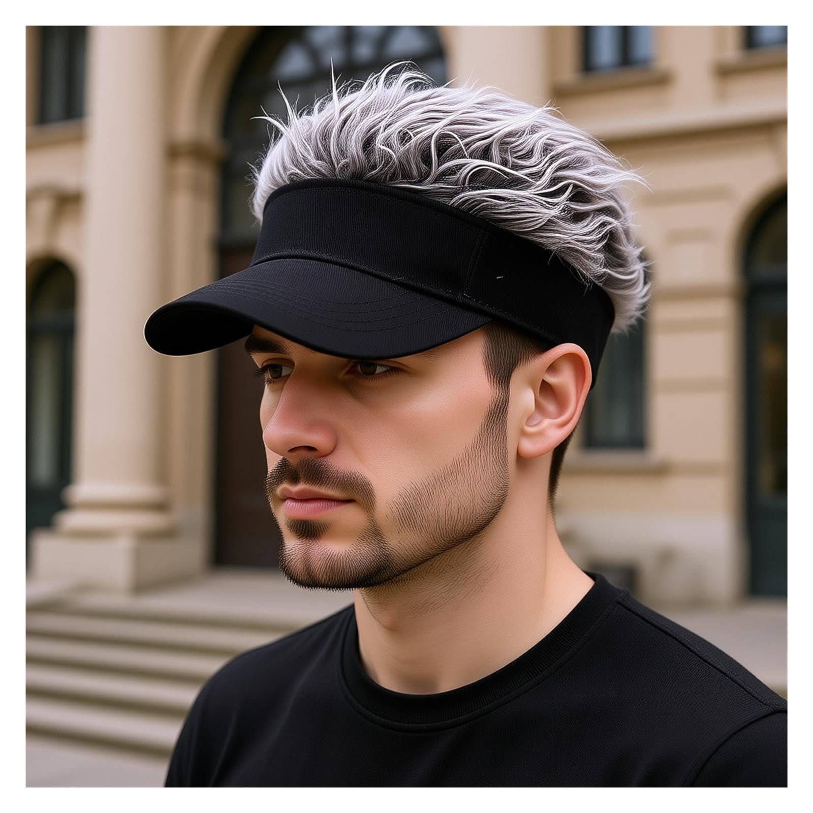 1 Pieza Gorra de béisbol de algodón con Pelo Puntiagudo