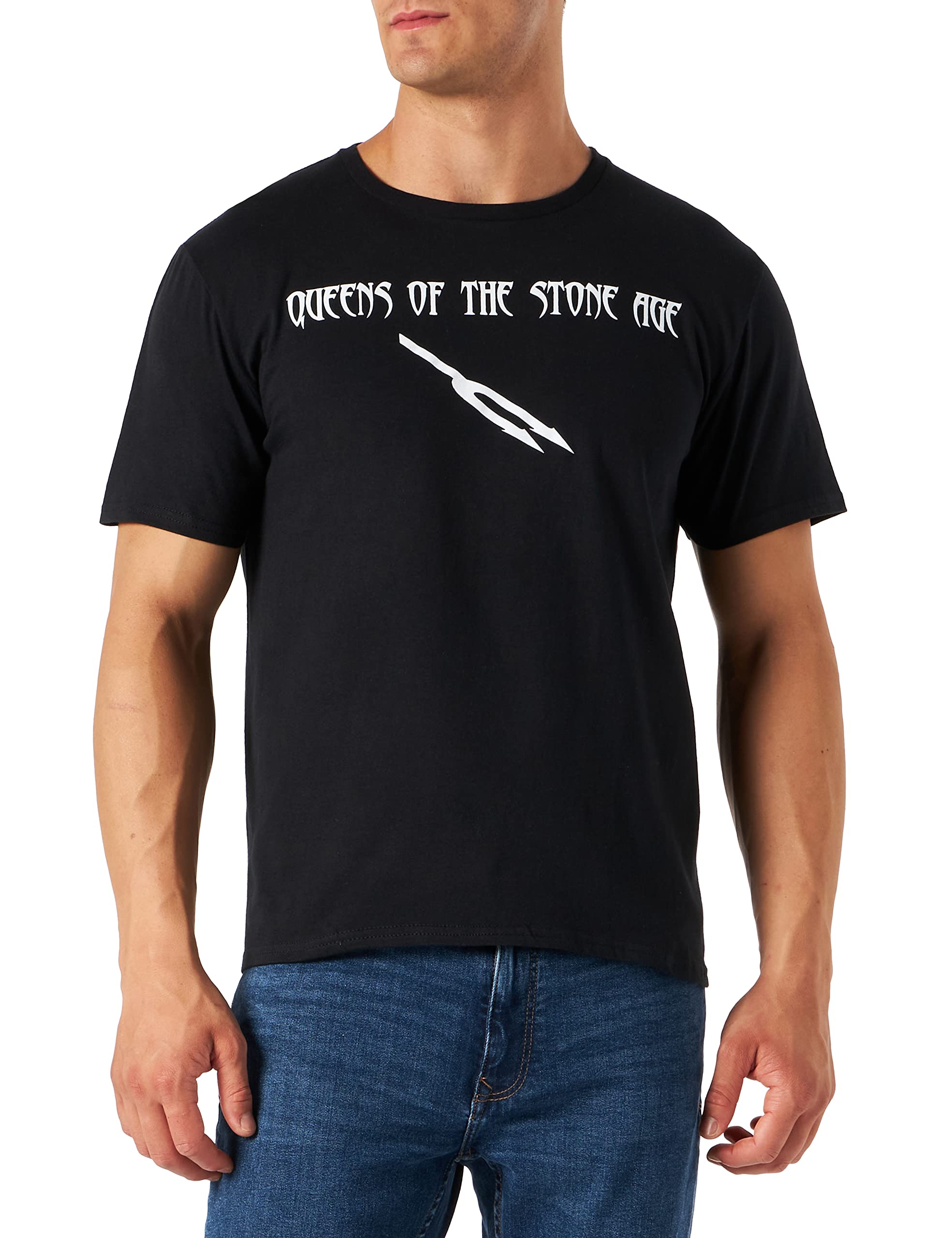 Queens of The Stone Age T Shirt Songs for The Deaf Official Mens Black XL