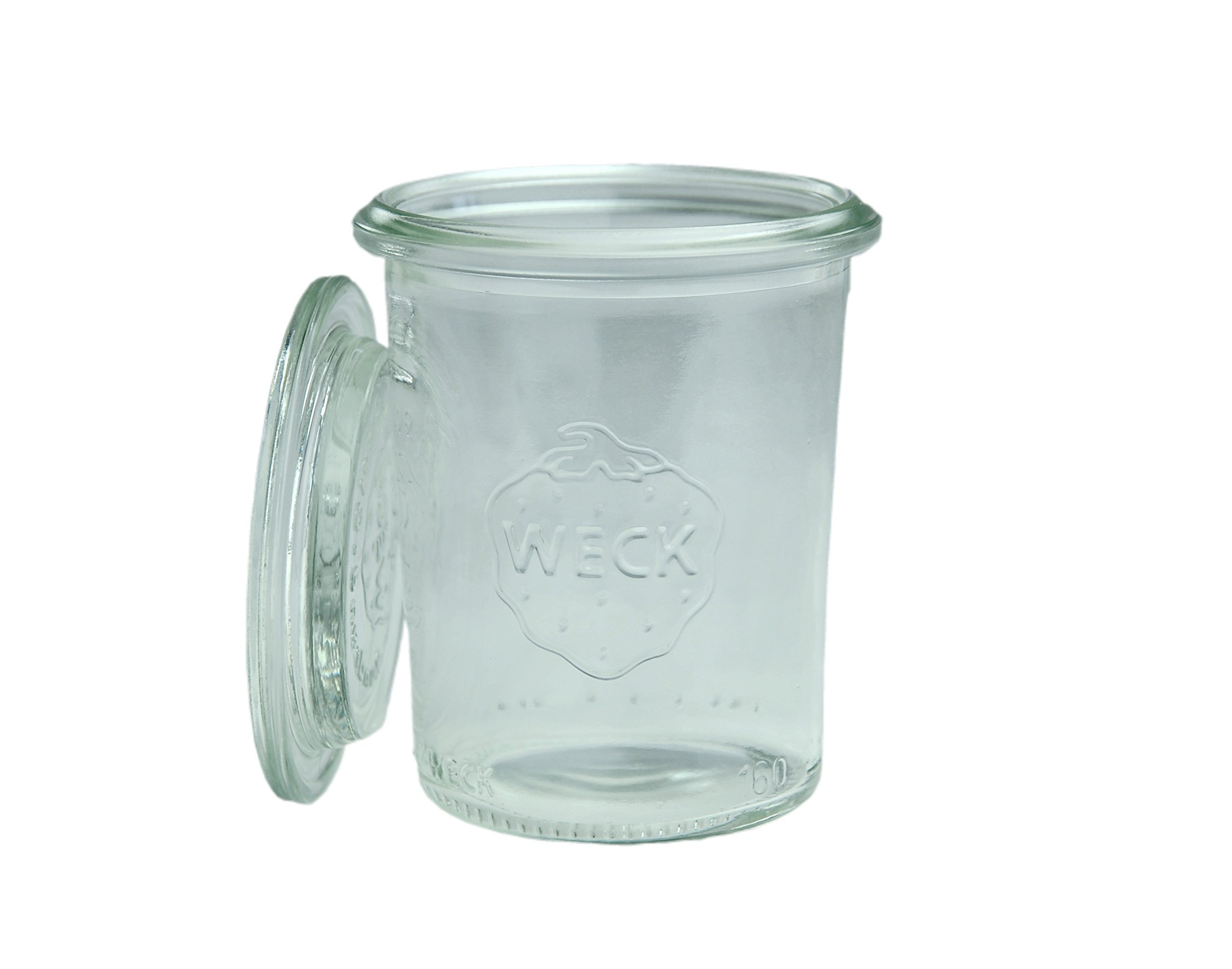 Lot De 24 Bocaux Weck De 160 Ml Avec Couvercles En Verre