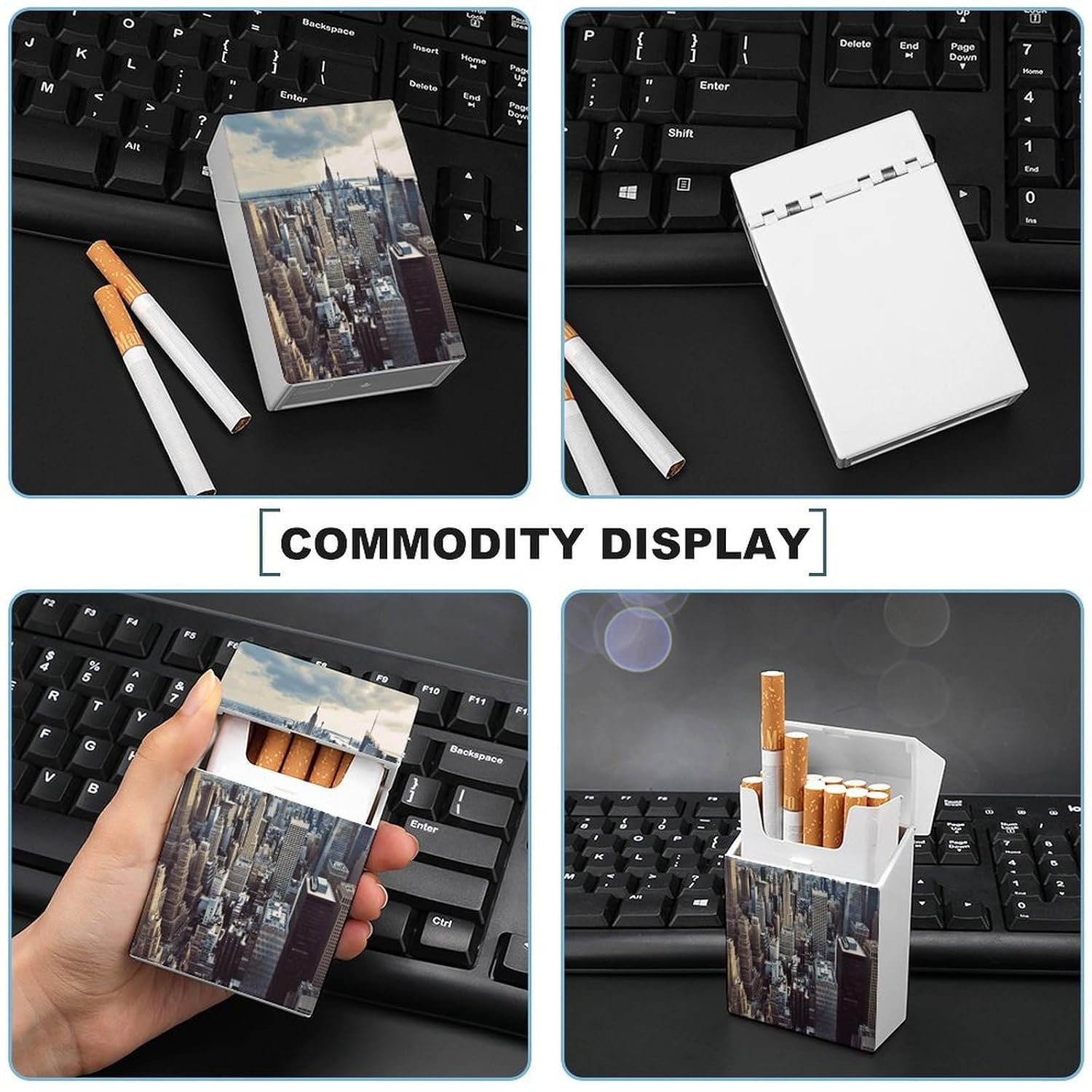 Fashion City Plastic Cigarette Case King Size for Men Women image 5
