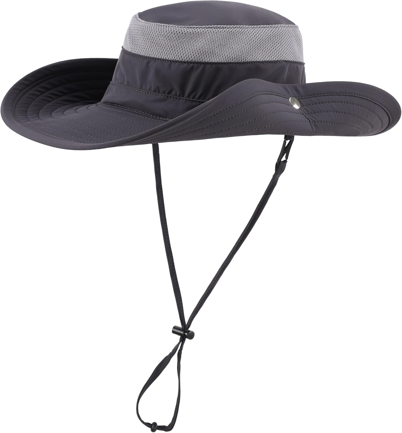 Connectyle Sun Hat for Men Women Breathable UPF 50+ Safari Hat for Fishing Hiking Gardening Adjustable Wide Brim Bucket Hats - Image 4