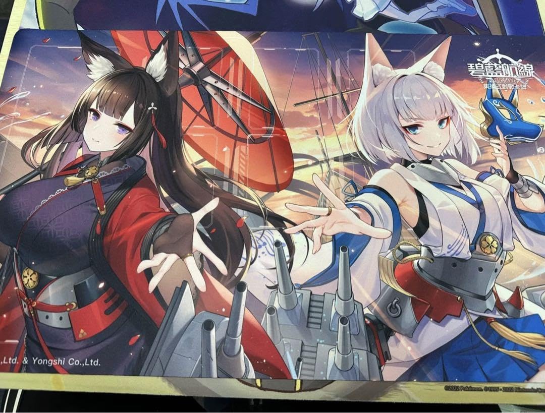 アズールレーン　信濃　プレイマット　ダブルチャンスキャンペーン アズールレーン』より、KAN-SENたちの美麗イラストを使用した