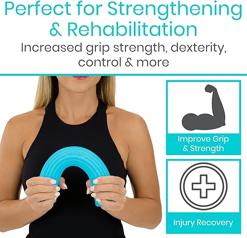 Miniatura 5 de Vive Barra de alivio de codos de tenista, terapia física, resistencia a torsión y flexión para tendinitis, tratamiento, golfistas, terapia de manos,