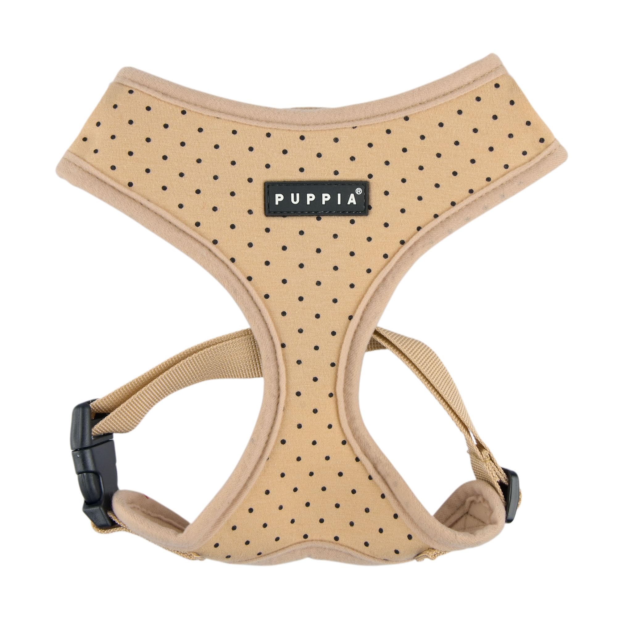Harnais Dotty Harness S beige évite étouffement petit chien sensible