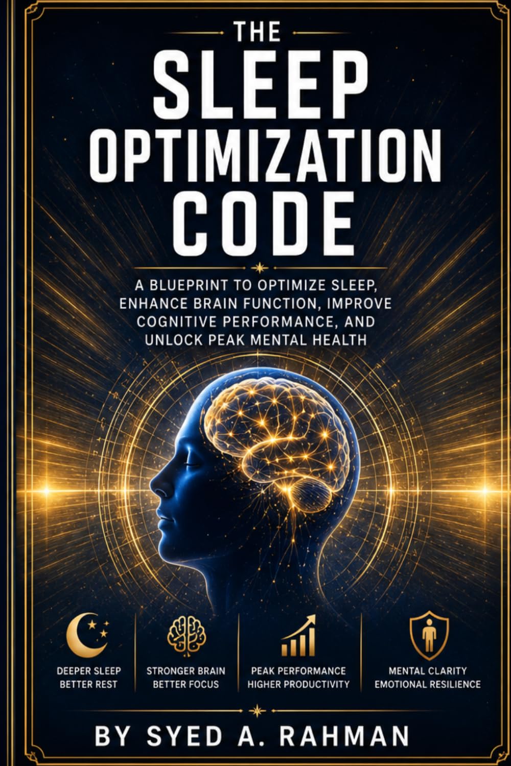 THE SLEEP OPTIMIZATION CODE: A BLUEPRINT TO OPTIMIZE SLEEP, ENHANCE BRAIN FUNCTION, IMPROVE COGNITIVE PERFORMANCE, AND UNLOCK PEAK MENTAL HEALTH.