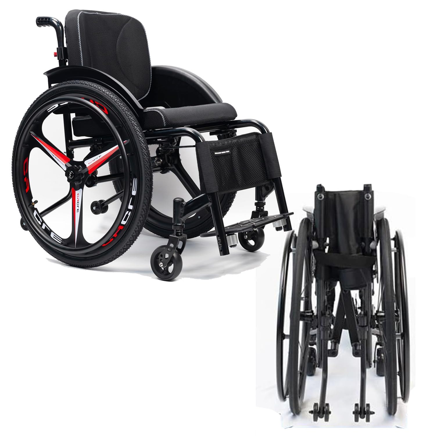 Samojezdny wózek sportowy do wyścigów seat38cm