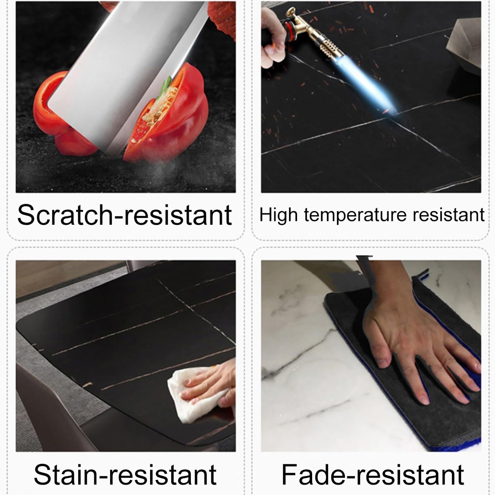 Elegante consolle stretta per piccoli spazi, mobile moderno in pietra con angoli arrotondati e robusto telaio in ferro, ideale per ingresso, corridoio, soggiorno