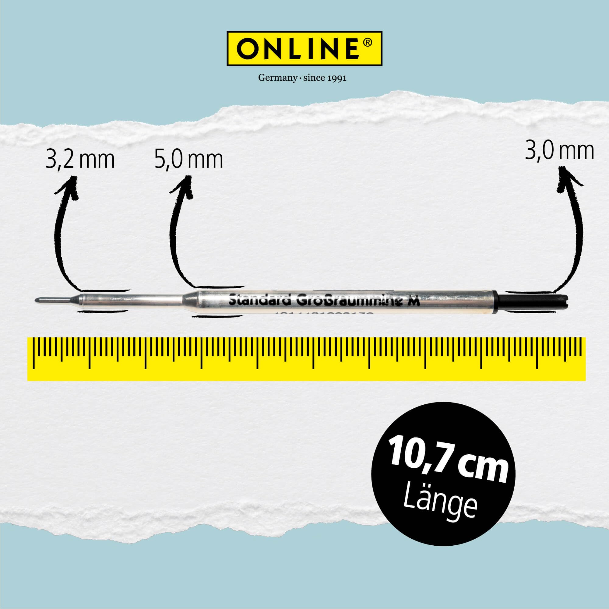 Online Drehkugelschreiber Black Style - Metallapplikationen Schwarz M