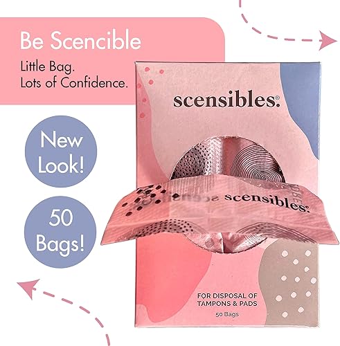 Miniatura 9 de Bolsas de eliminación de cuidado personal (50 unidades) - Para tampones, almohadillas, forros, preservativos y más - Solución de eliminación