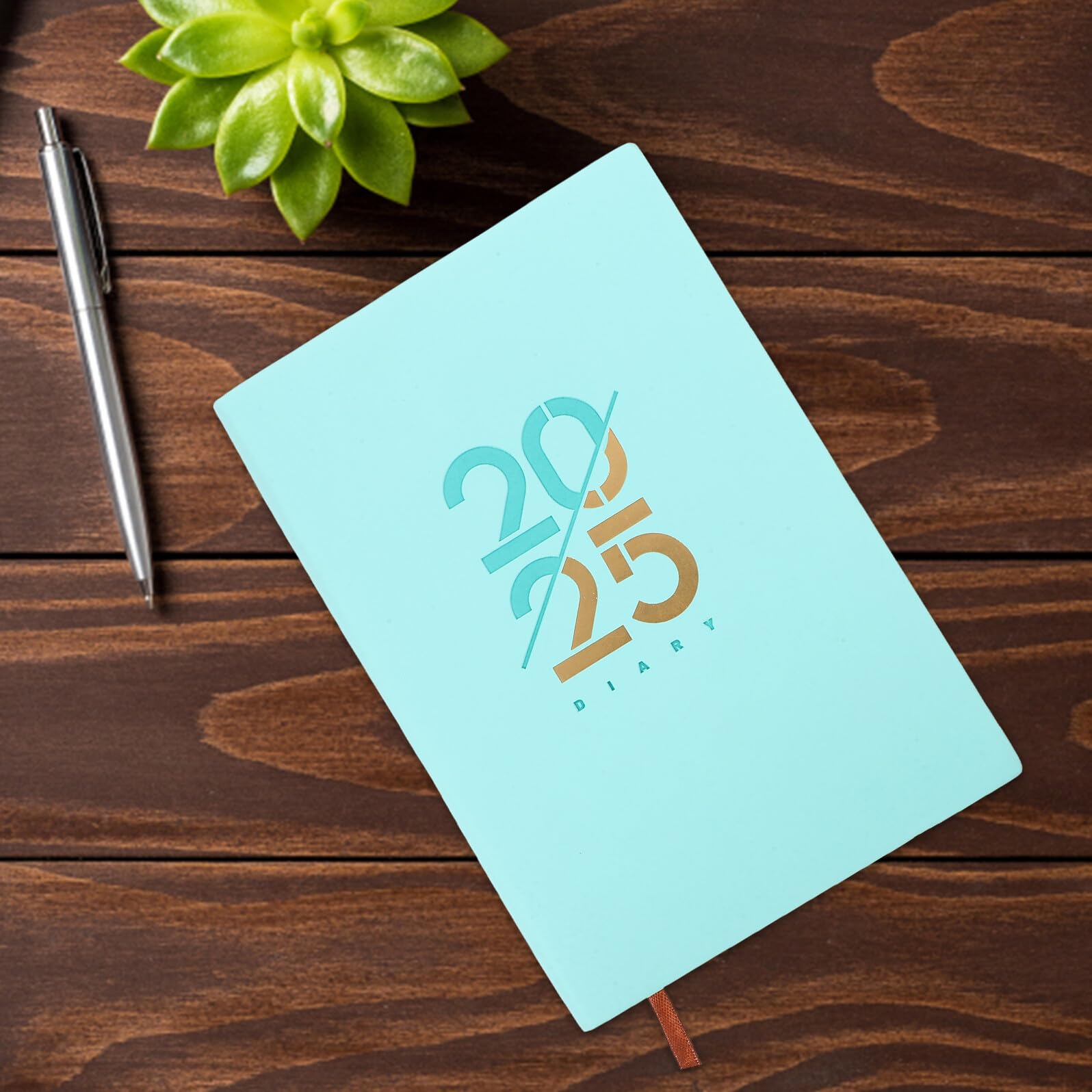 Housoutil 4 Piezas Planificador Diario Estudiantes y Profesionales Cuaderno de Notas Portátil con Calendario Mensual y Semanal Agenda y Ligera para Organización y Gestión
