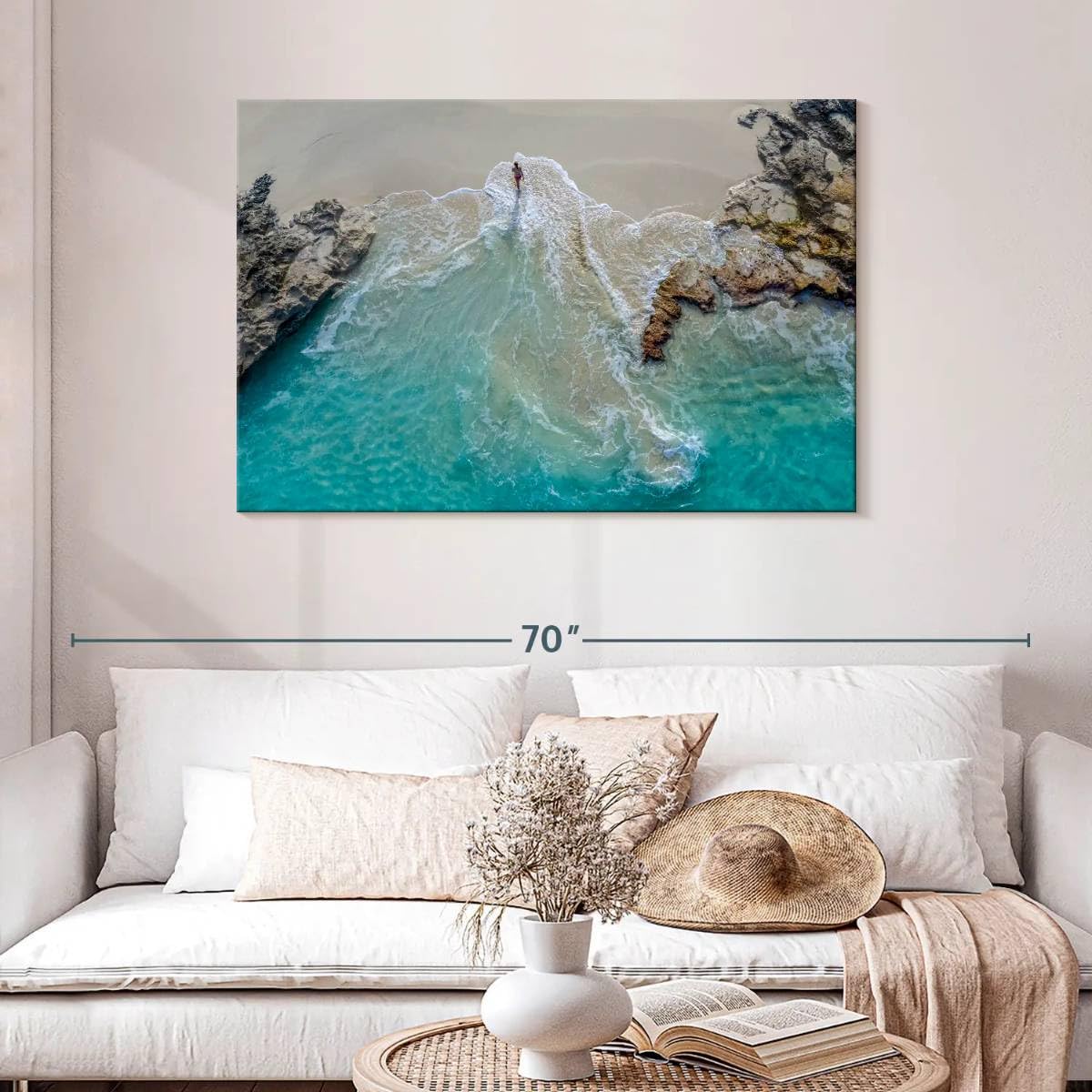 Amazon.com: ElephantStock - Blue Coast Exuma Island Wall Art
