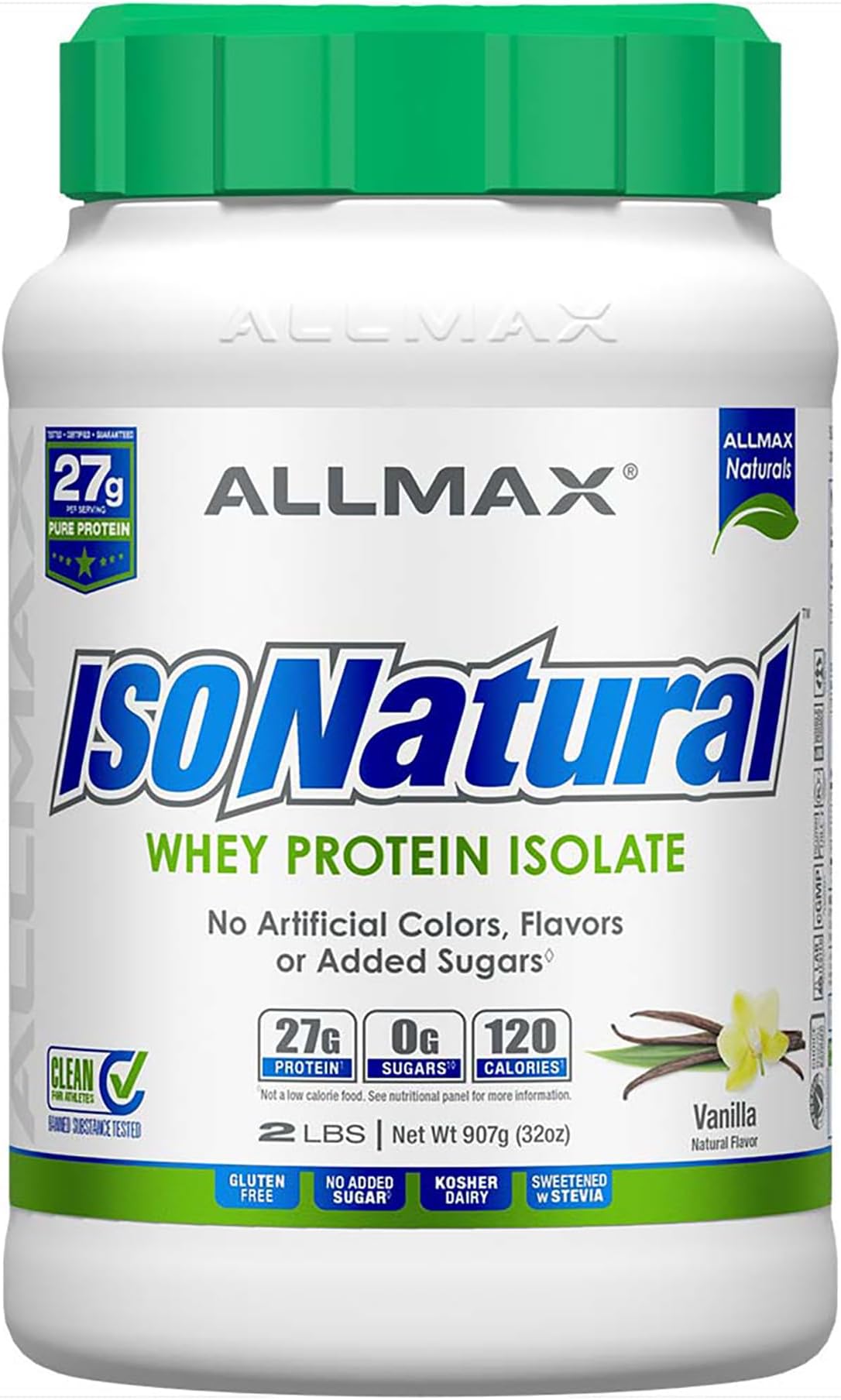 ALLMAX ISOFLEX Whey Protein Isolate, Blueberry Muffin 2