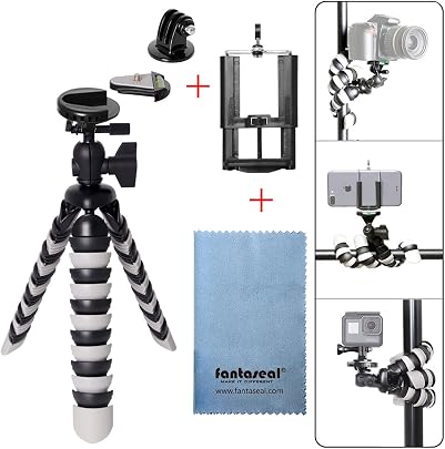Fantaseal 3en1 Tr pied Robuste Pouces Portable Flexible Tr pied Table pour Gopro Tr pied Adapteur Pince Portable pour DSLR Cam ra Gopro Hero5 4 3 Phone 8plus 8 7 etc Fantaseal 3en1 Tr pied Robuste Pouces Portable Flexible Tr pied Table pour Gopro Tr pied Adapteur Pince Portable pour DSLR Cam ra Gopro Hero5 4 3 Phone 8plus 8 7 etc