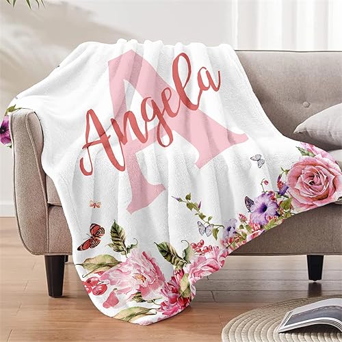 Miniatura 2 de Corissy Mantas de bebé personalizadas, manta de bebé personalizada con nombre para niños y niñas, regalo para Navidad, cumpleaños, Día de los
