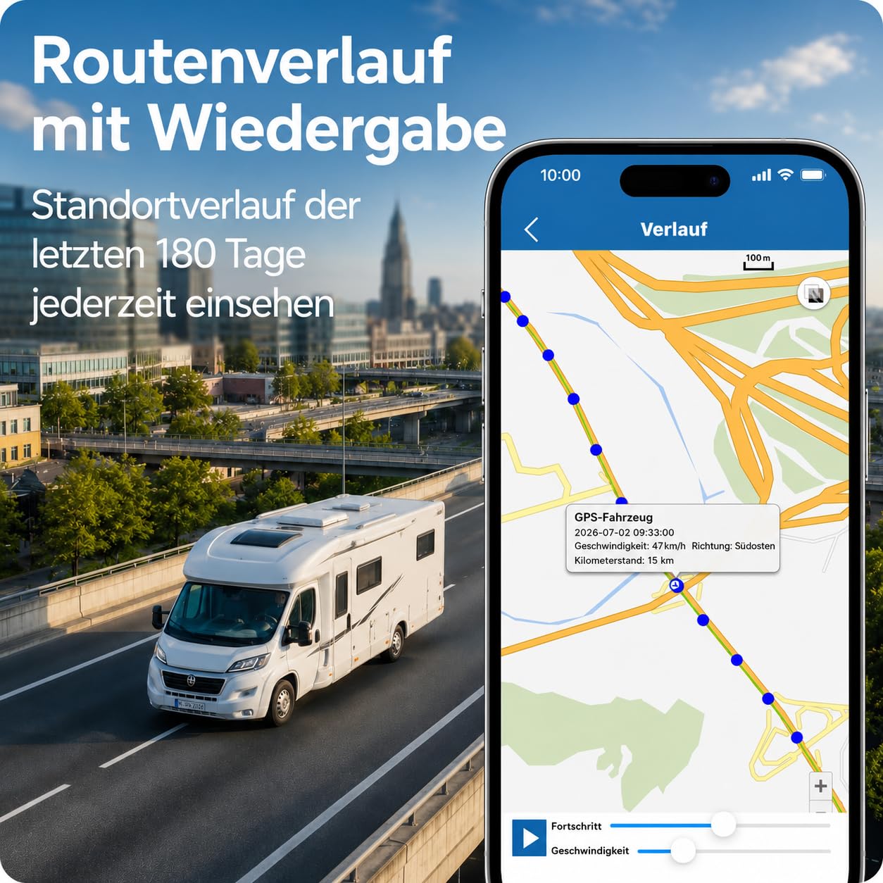 4G LTE GPS Tracker,GPS Tracker Auto 10000mAh 80 Tage Standby Starker Magnet Wasserdicht Tracker und Anti Lost GPS Locator für Fahrzeug Auto Boot LKW Echtzeit Tracking Gerät GPS Ortung