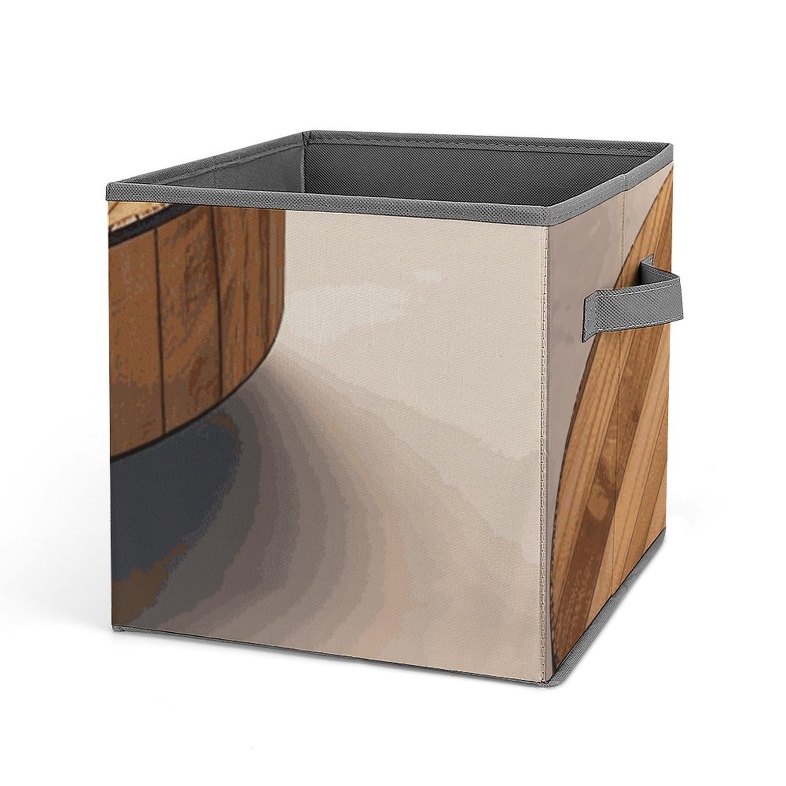 Bacs de rangement en bois guitare cube armoire organisateur placard pliable