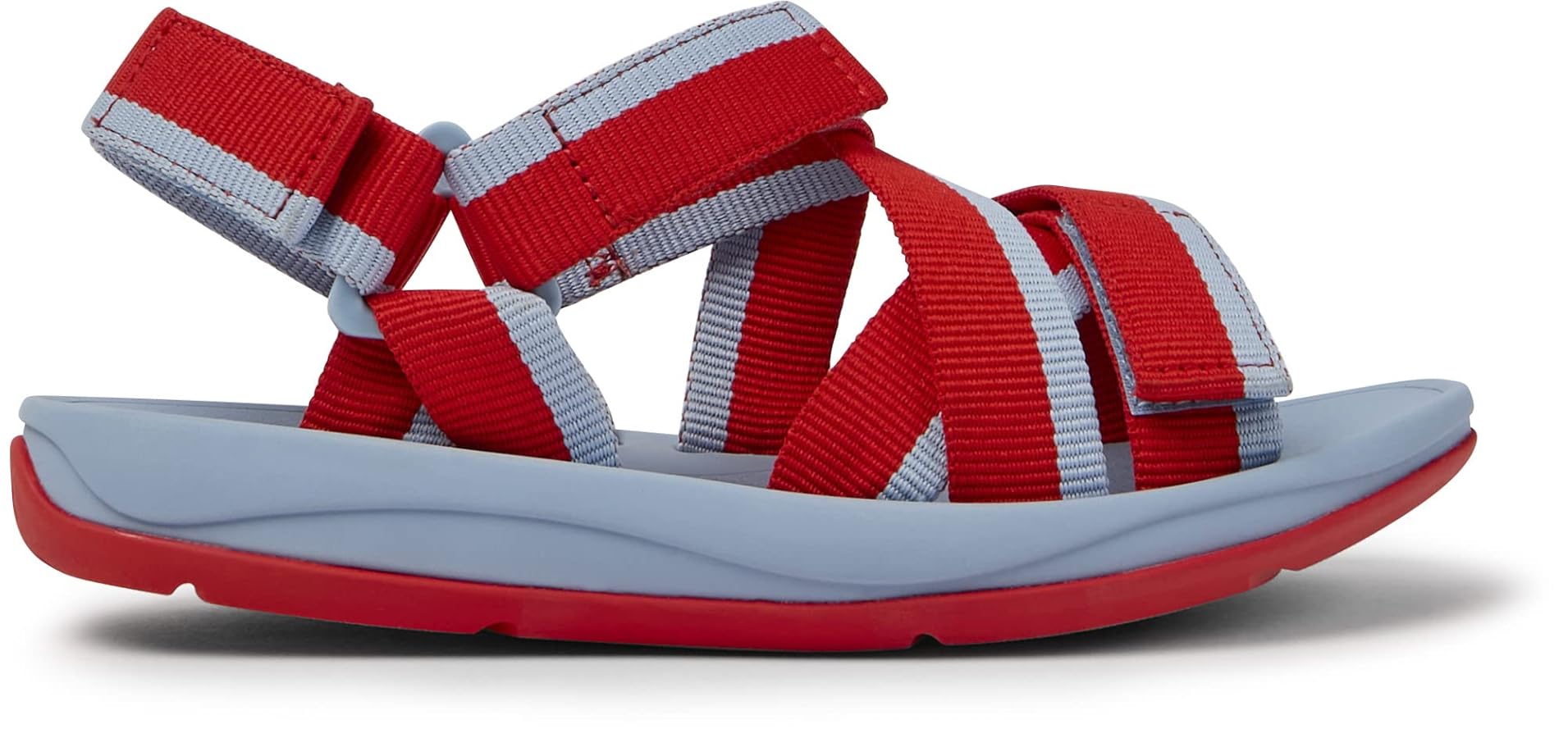 シューズ・サンダルその他 CAMPER Woman Flat sandals Blue K200958-024 MATCH 0 match Blue Sandals for Women - Spring/Summer collection