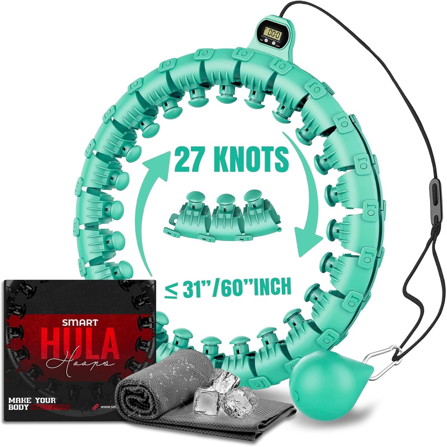 Active 100 Hula-27knots - Smart Hula Hoop Unisex Adulto