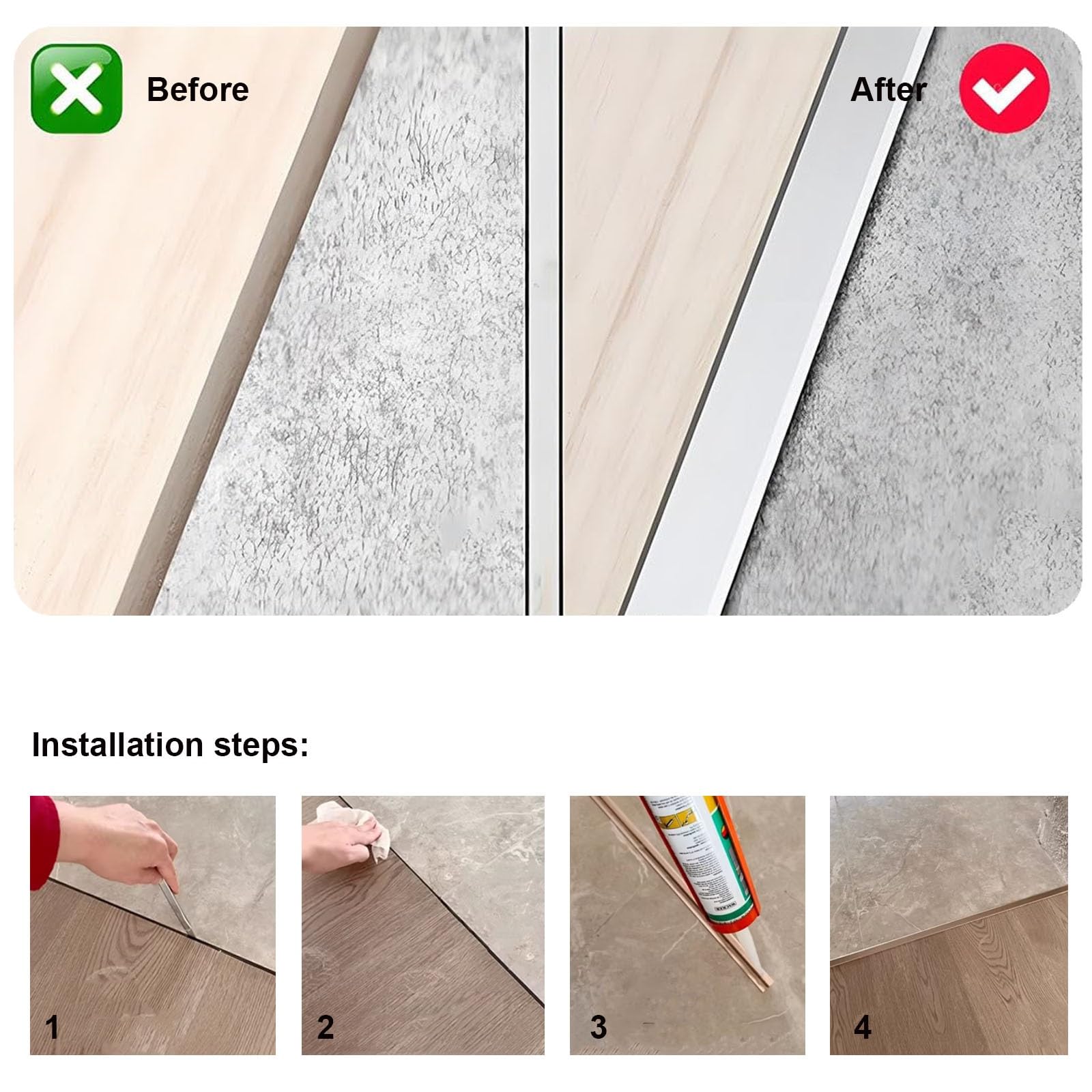 Aluminiowa listwa progowa T-Sd do laminatu i płytek z twardego drewna, długość 90 cm, 3 szt. (srebrna szer. 1,2 cm) - ochraniacz krawędzi