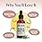 Kitsch Rosemary Oil for Hair Growth - Pre-Wash Hair Oil with Castor, Biotin, Jojoba - Hair Care, Adds Shine, Strengthens Roots, Scalp Treatment | Ideal Gifts for Women - Lavender Scent, 60mL
