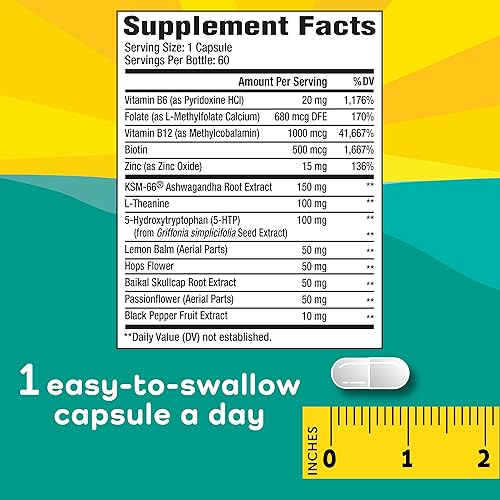 Miniatura 2 de Calmable Ayuda para aliviar el estrés para adolescentes  Siéntete feliz tranquilo concentrado y relajado y el más vibrante  Vegano  Piridoxina B6