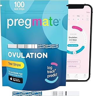 Pregmate 100 Ovulation Test Strips Predictor Kit (100 Count)