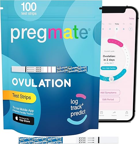 Miniatura 6 de pregmate LH de Ovulación Prueba Tiras One Step orina Test Strip Combo Predictor Embarazo Kit Pack 100