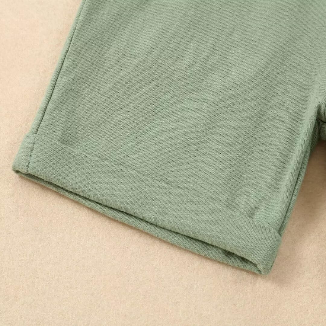 Toddler Baby Boy Clothes Boys Summer Outfits Dinosaur T-Shirt & Shorts Set 12 Months-5T - Image 7