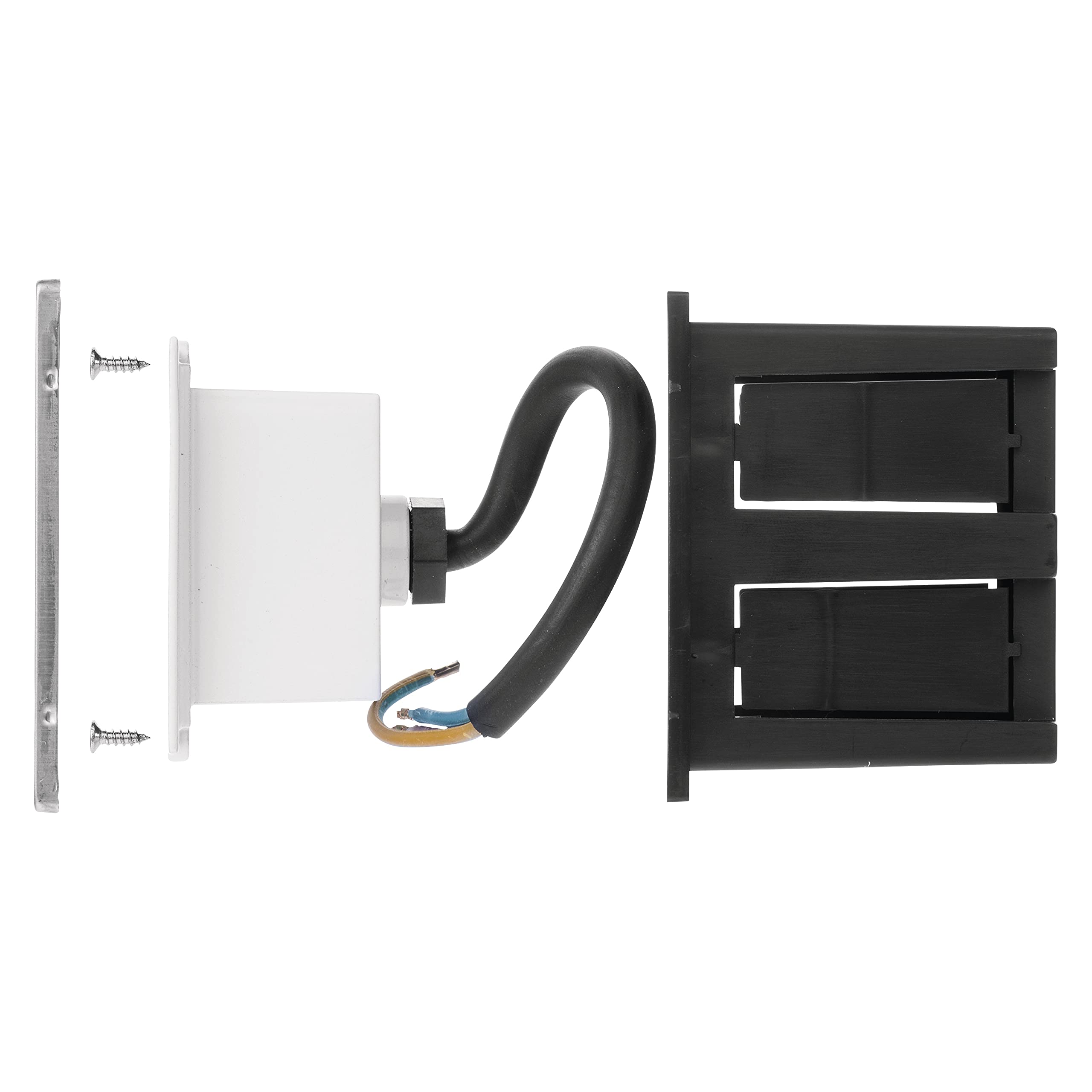 EMOS Faretti A Led Per Scale Da Esterno 8x8 Cm | Luce Incasso Gradini Bianco Neutro 4000K, IP65, 1.5W, 65 Lumen, Illuminazione Notte Per Giardino E Terrazzo - 6