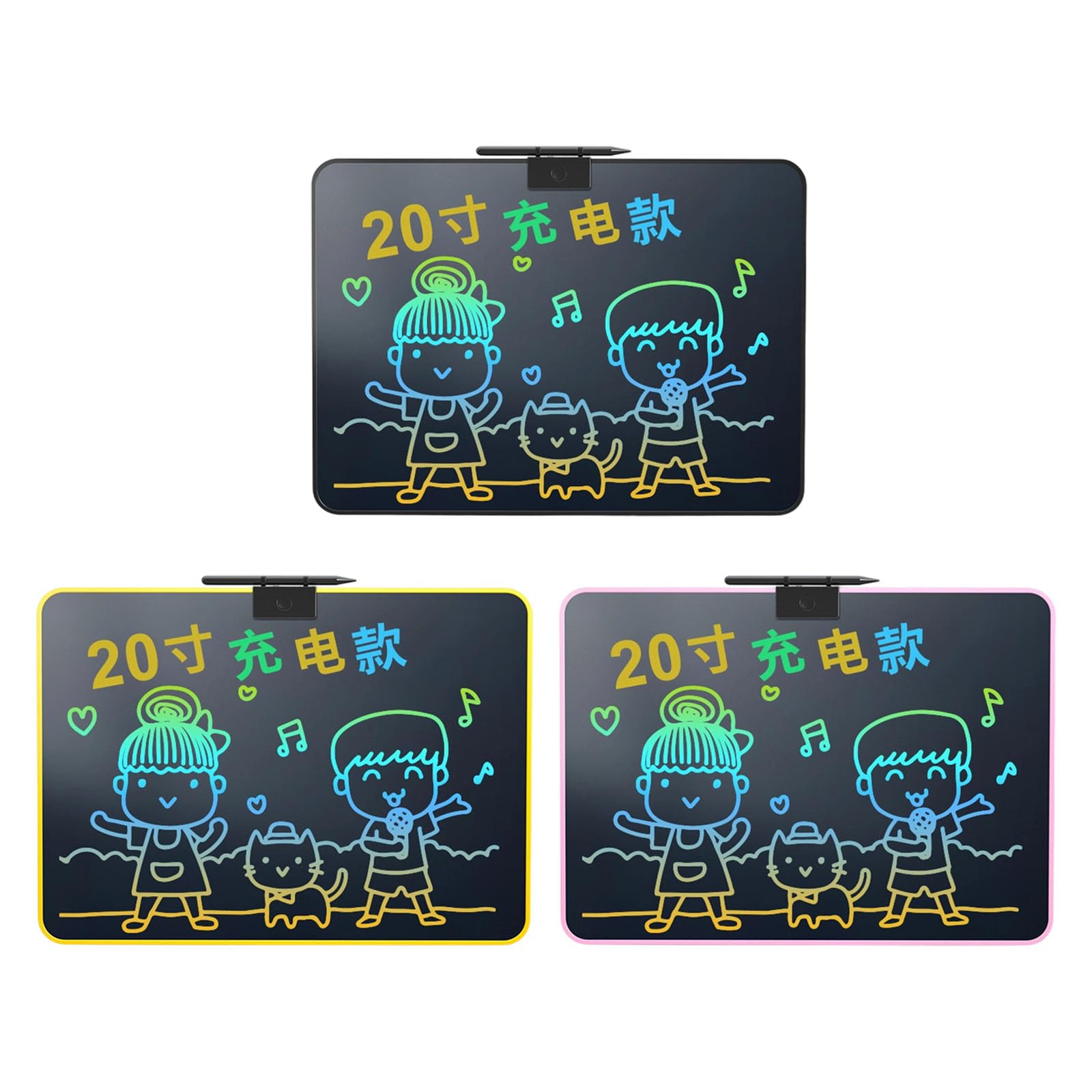 Tavolo Da Per Bambini Ricaricabile Con Schermo LCD Da 16 5 Pollici Tavoletta Elettrica Portatile Per Bambini Giocattolo Educativo Per Bambini