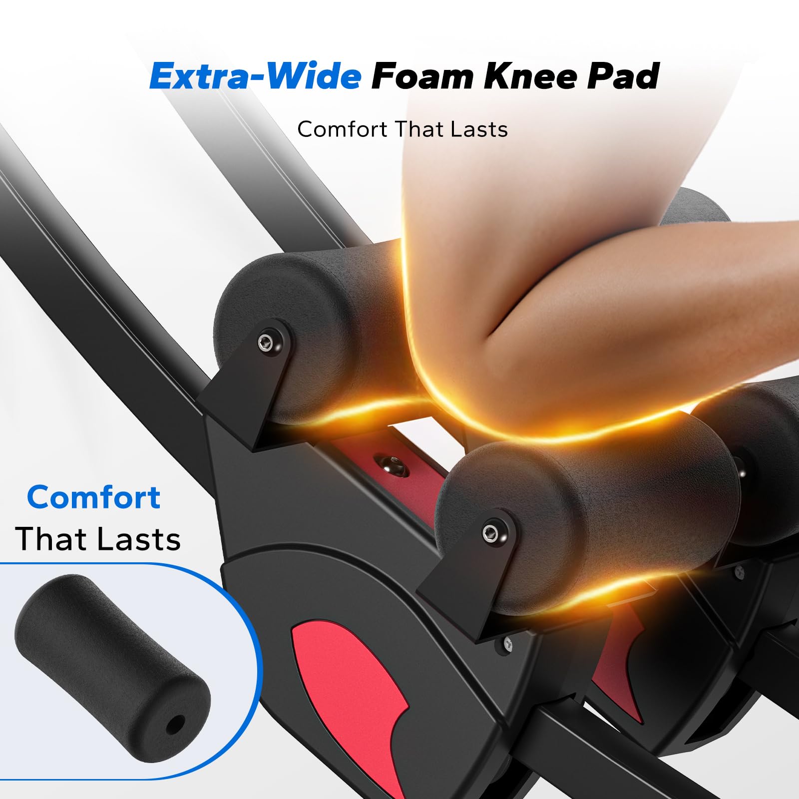 MERACH Ab Machine, Adjustable Ab Trainer Machine, AB Workout Equipment for Home Gym, Independent Dual Tracks for Mountain Climber, Foldable for Home Exercise, Load Capacity 440 LBS: Ab - Black