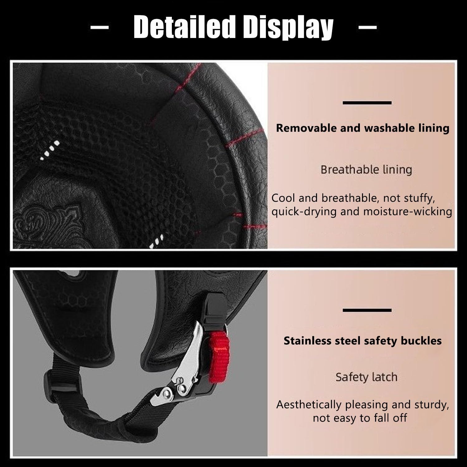 Demi Casque Moto Jet pour Hommes Femmes Casques De Baseball Moto Demi Casque Scooter Ouvert Casques Bol Moto ECEDOT Homologué pour Street Bike Scooter Mobylette Cruiser