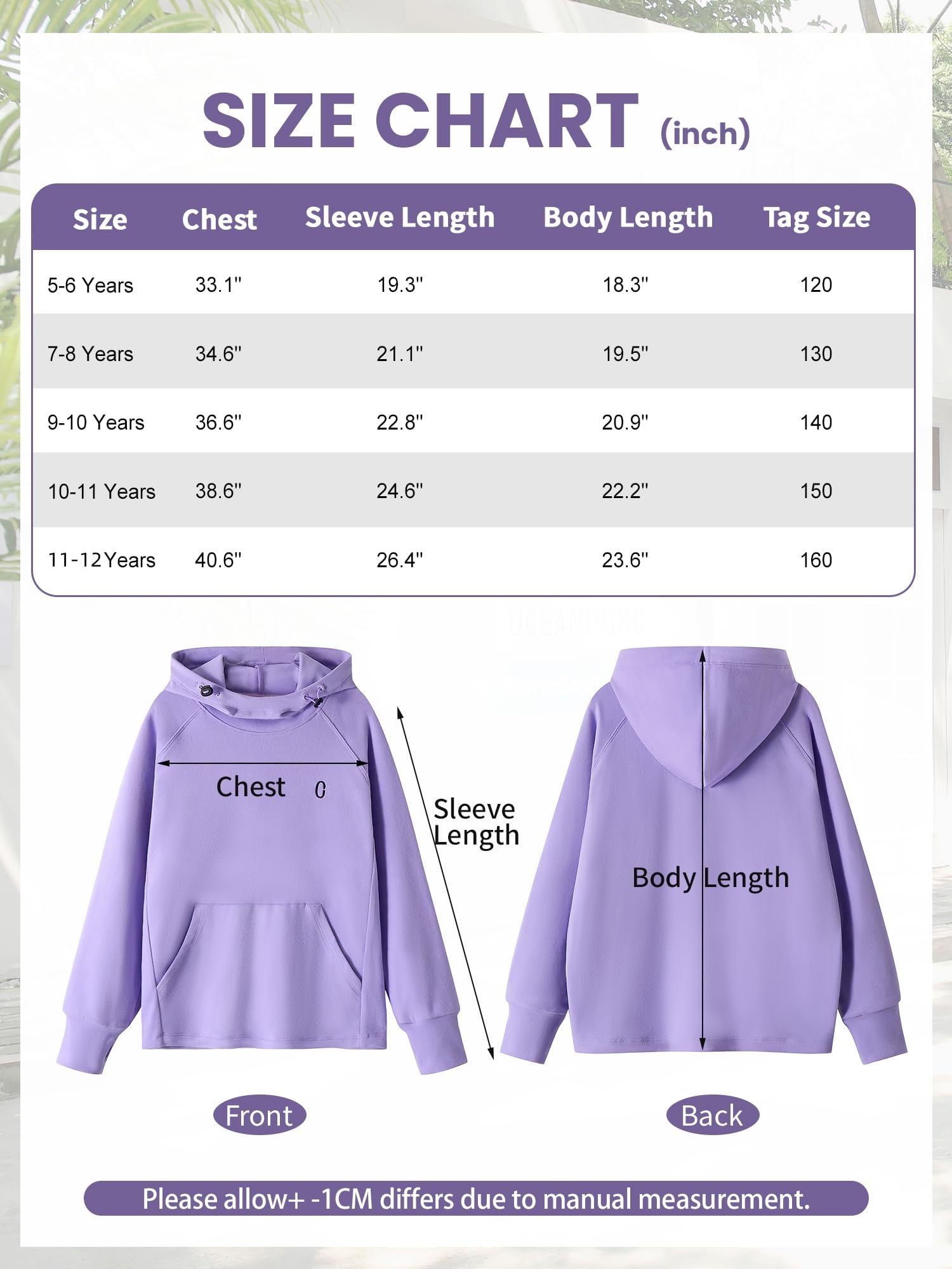 Rolanko Sudaderas con Capucha de Forro Polar para Niñas Manga Larga Pulóver Ligero y Cómodo con Capucha y con Bolsillo, Ropa Deportiva Cálida para Niños