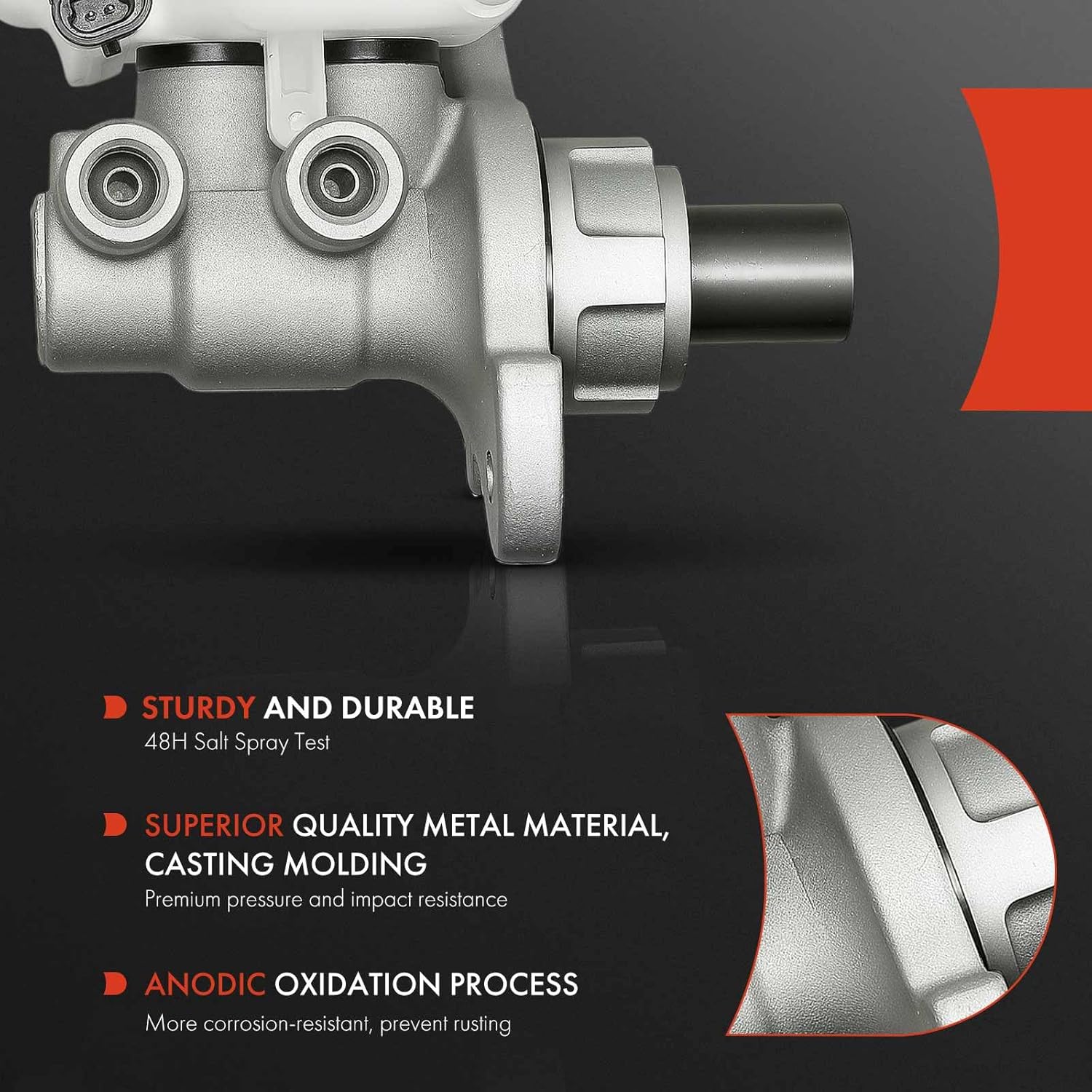 A-Premium Brake Master Cylinder with Reservoir and Sensor Compatible with Cadillac Vehicles - CTS 2014-2019, ATS 2013-2019
