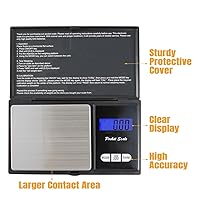 Vista 5 de Báscula de flecha de tiro con arco para eje de pesaje, puntas de flecha, cabezas anchas, unidad precisa de grano, mini báscula digital de bolsillo