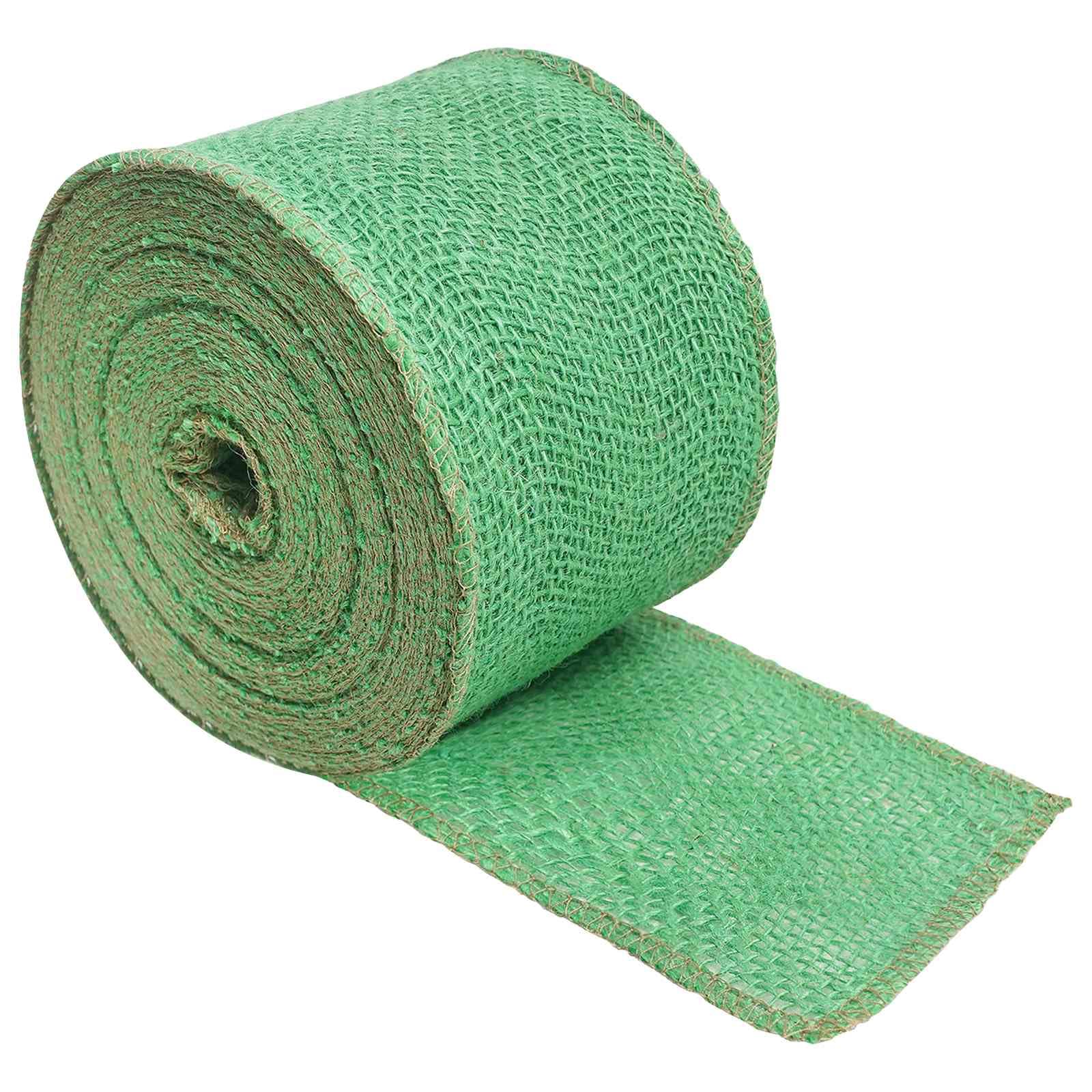 Rollo de yute verde vidaXL 10x10000 cm para manualidades y decoración ecológica