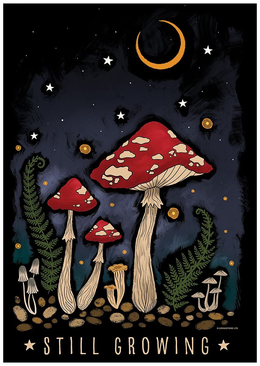 Grindstore Nc Magical Mushrooms Still Growing Mini Poster 32X44cm