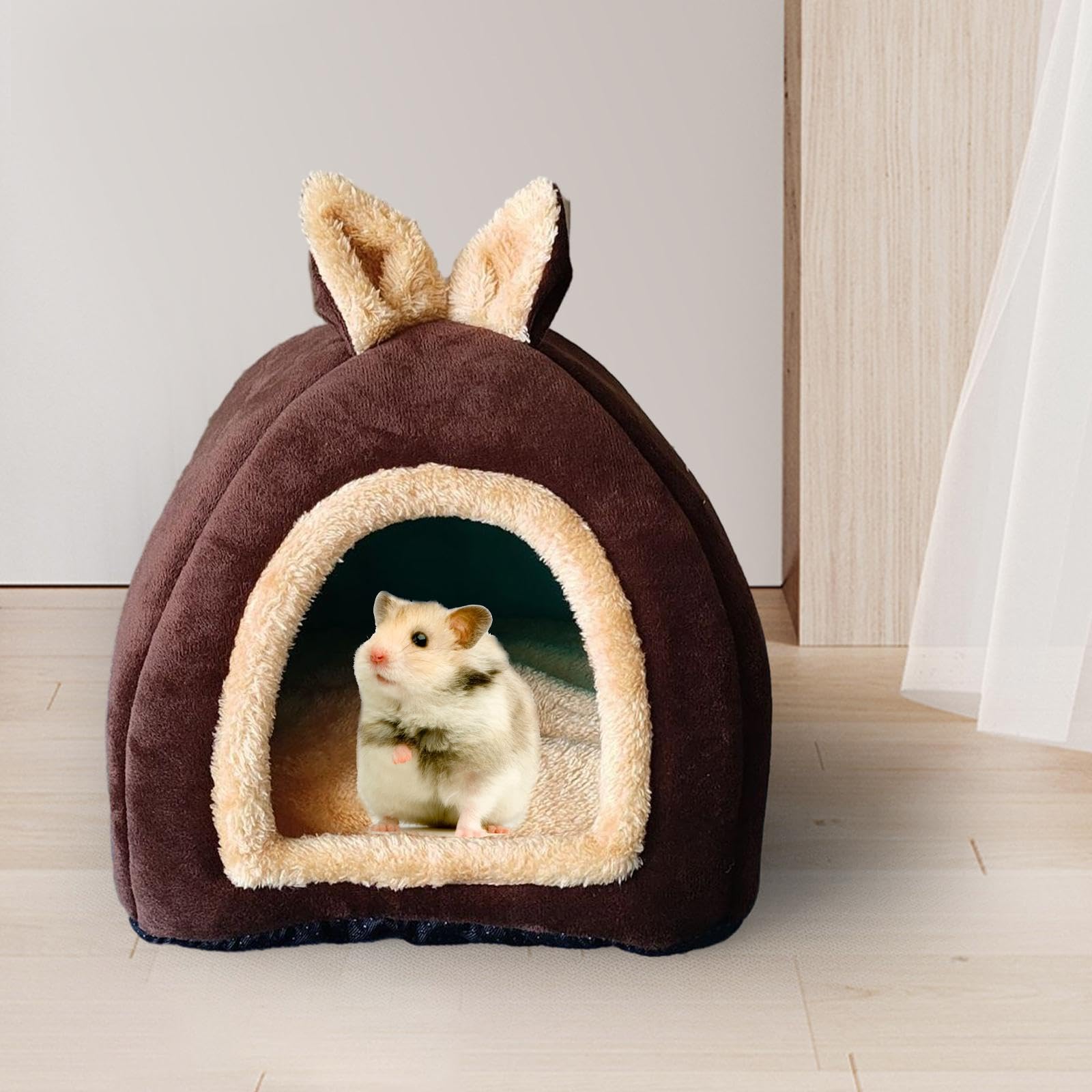 MagiDeal Lit pour Petits Animaux de Compagnie, lit pour Cochon d'Inde, Cage Lavable pour Lapin, nid pour Lapin, Petit Animal, hérisson, écureuil, Accessoires, M