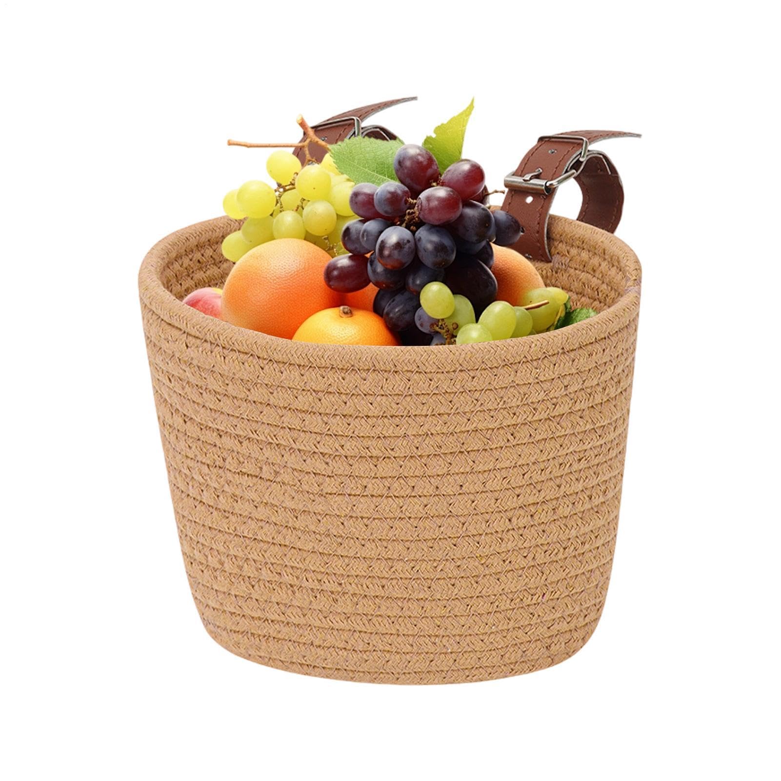 Cesta de Velo, Uso Adaptable, 5 cm, Cesta Velo, Baloncesto, Ciclista, Antidesgaste, para Bicicleta, Bolsa de Manillar Patinete - Bolsa de Manillar Infantil | Bicicleta Patinete