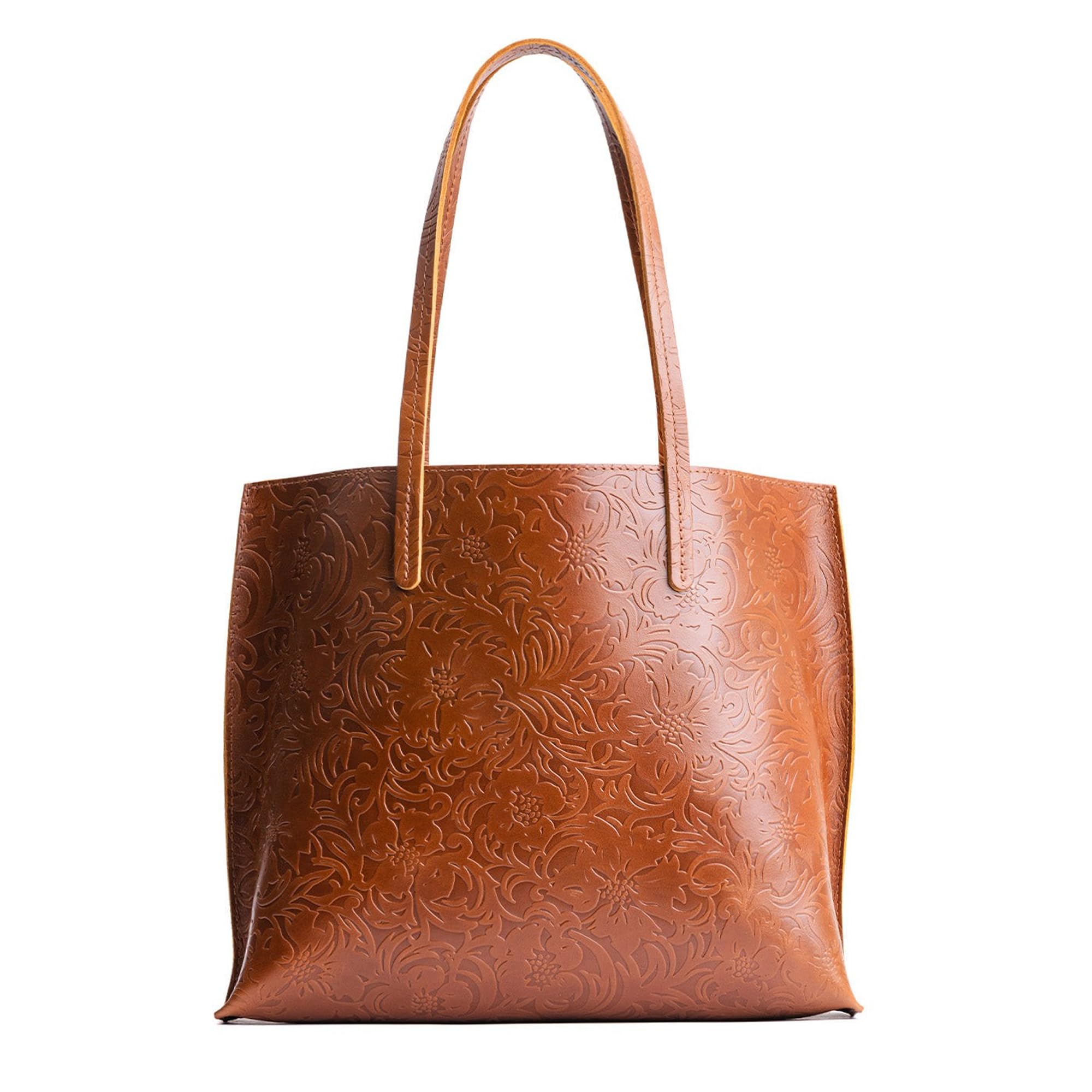 Portland Leather Goods August Tote – Handmade from the Finest Full-Grain Hides – Large Interior Pocket & Interior Key Loop