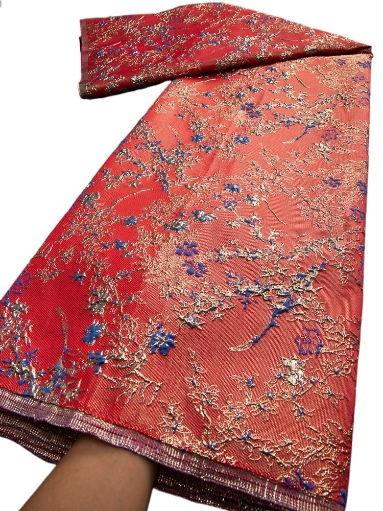 Material for Sewing Jacquard Lace Fabric Brocade for Sewing Women Wedding Party Dresses(TY34644)