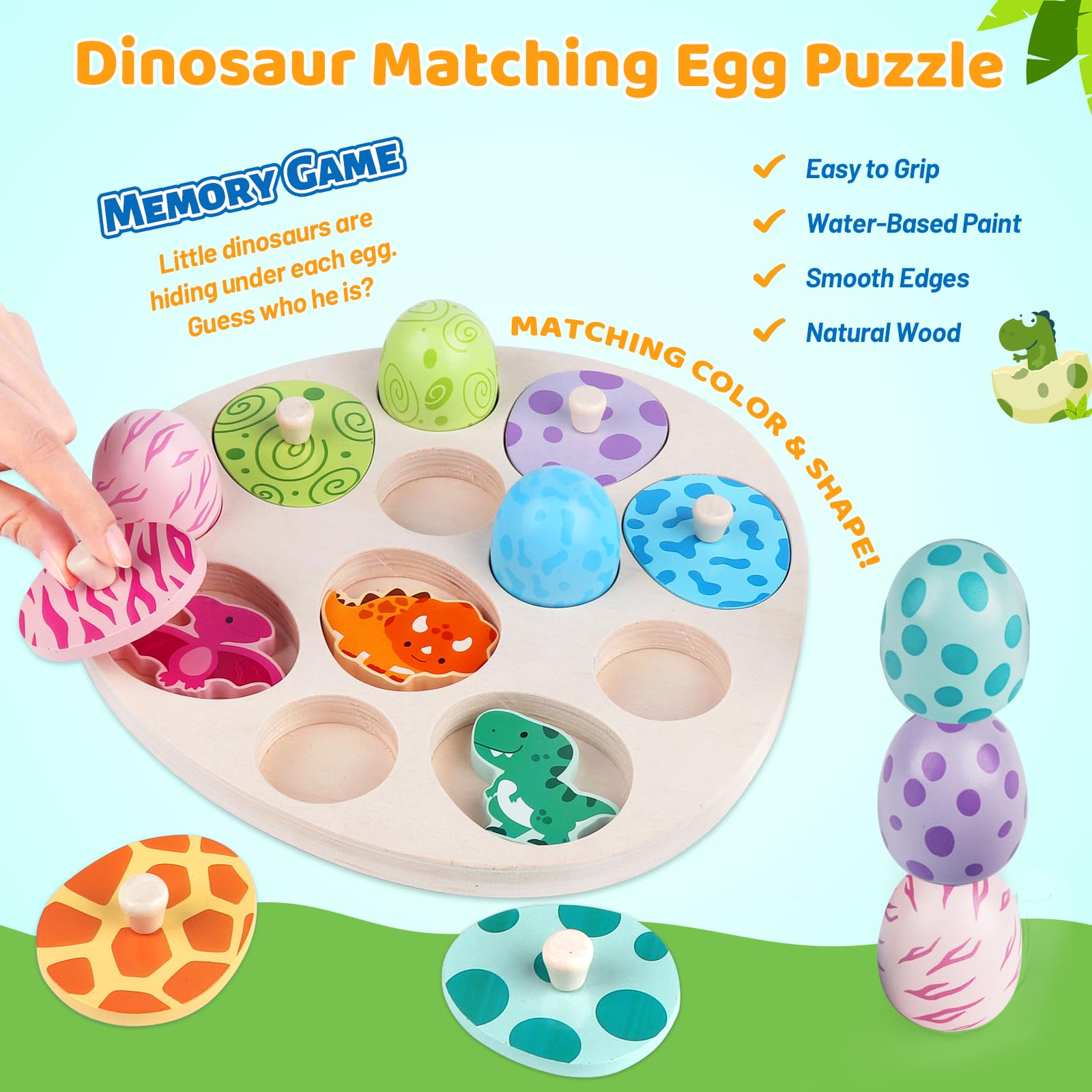 Smashers Junior Dino Dig Groot Ei (Brontosaur) van ZURU 18 Verrassingen Compounds Schimmel Dinosaurus Peuterspeelgoed Bouwen Constructie Zintuiglijk Spelen voor Kinderen 18 Maanden - 3 Jaar